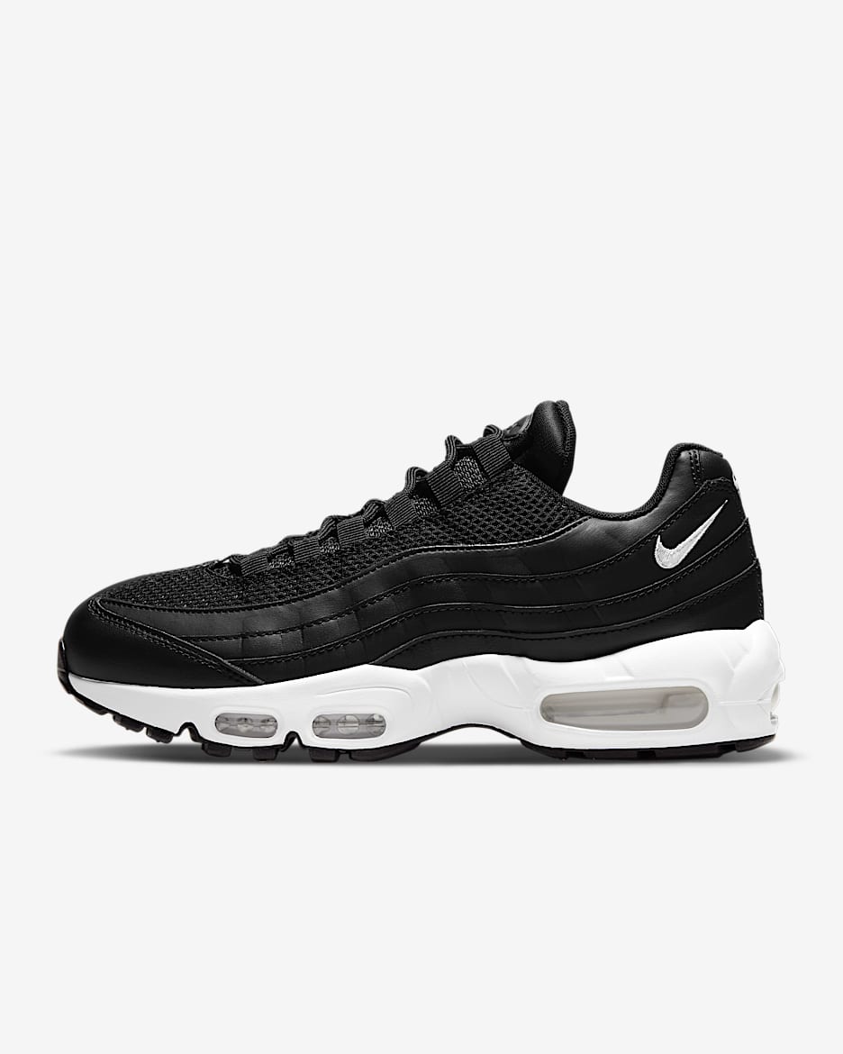 Nike air max 95 black and white womens on sale